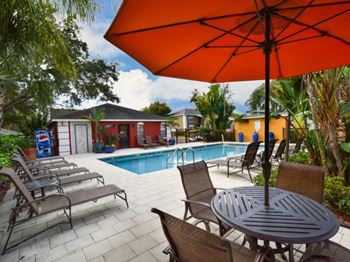 Pool patio